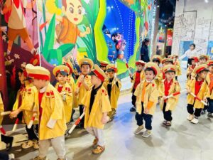 TRƯỜNG MẦM NON KIM LIÊN TỔ CHỨC CHO HỌC SINH THAM QUAN, TRẢI NGHIỆM HỌC TẬP TẠI THÀNH PHỐ HƯỚNG NGHIỆP KIZCITI